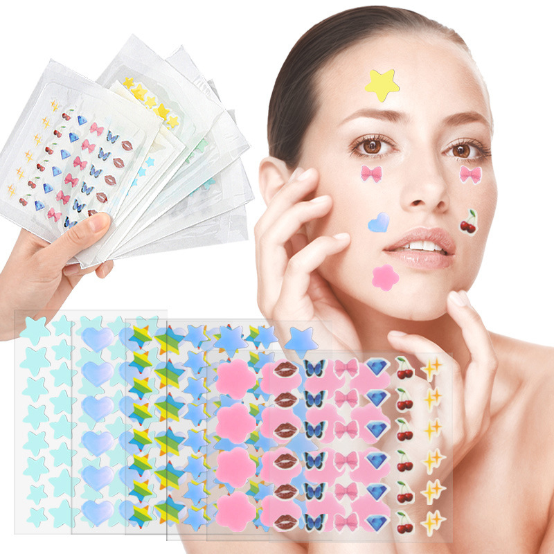 Beauty For Makeup - Kleur Cartoon Acne Patch Huidverzorging Sticker