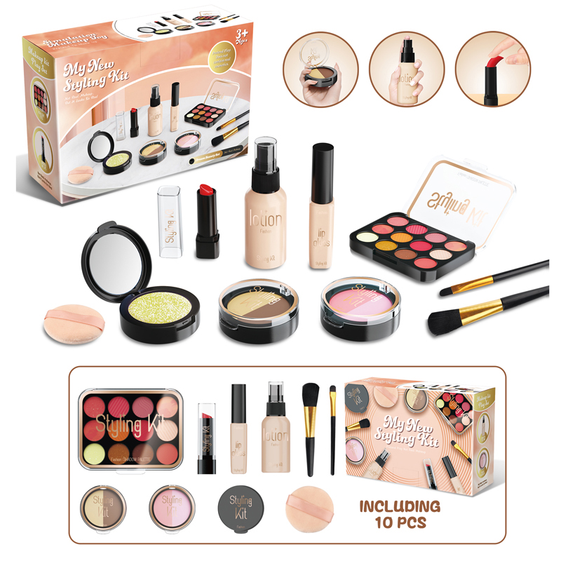 Beauty Makeup For Kids - 10-delige simulatie meisje schoonheid spelen cosmetica