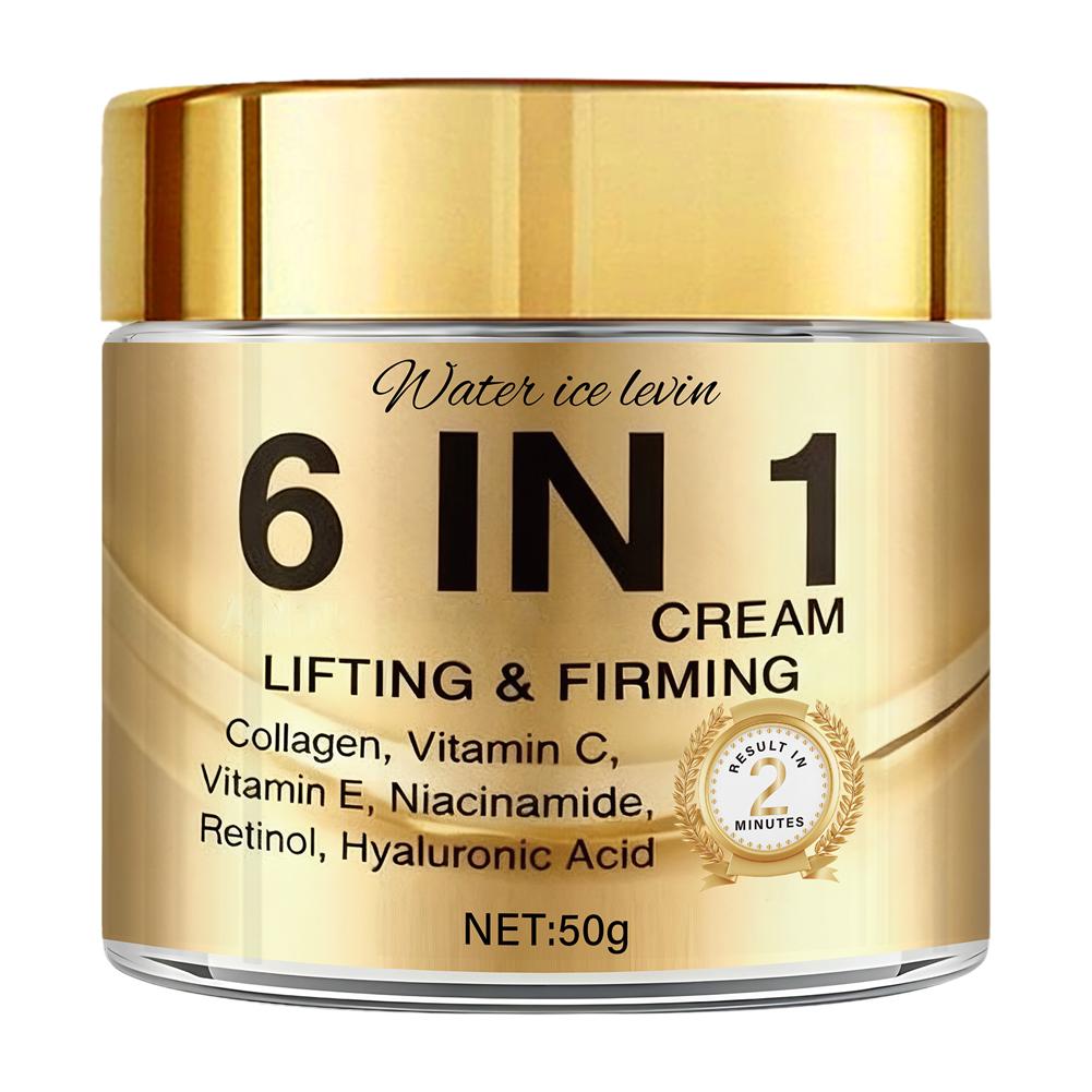 Vitamin C Serum Face - 6 IN 1 Collageen Gezichtscrème Lifting