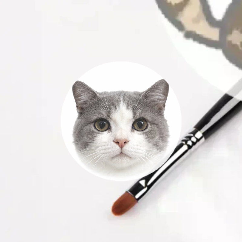 Beauty Makeup Eyeshadow - Oogschaduw Lipgloss Make-upborstel Draagbare intrekbare verstelbare