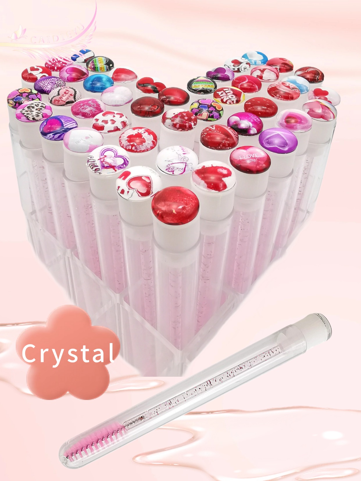 Beauty Makeup Youtube - Valentijnsdag Cartoon Tube Wimperborstel Dames Beauty
