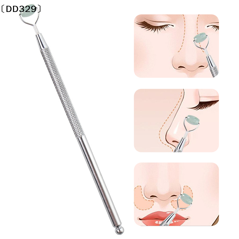Jade Roller Gua Sha - Oog Anti Rimpel Natuurlijke Jade Roller
