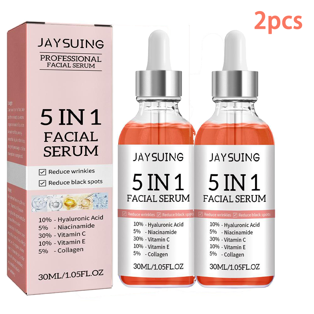 Vitamin C Serum Face - 5-in-1 gezichtserum vitamine C hydraterend, verhelderend,