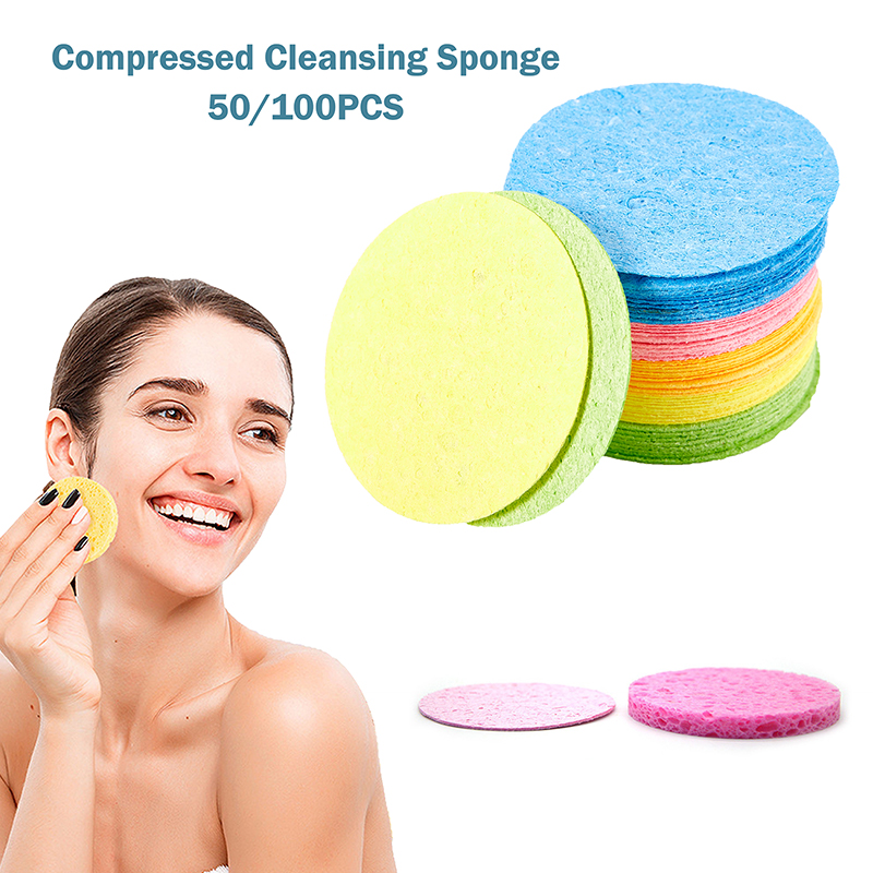 Makeup Beauty Ro - 50/100 Stuks Gecomprimeerde Natuurlijke Cellulose Gezichtsreiniging