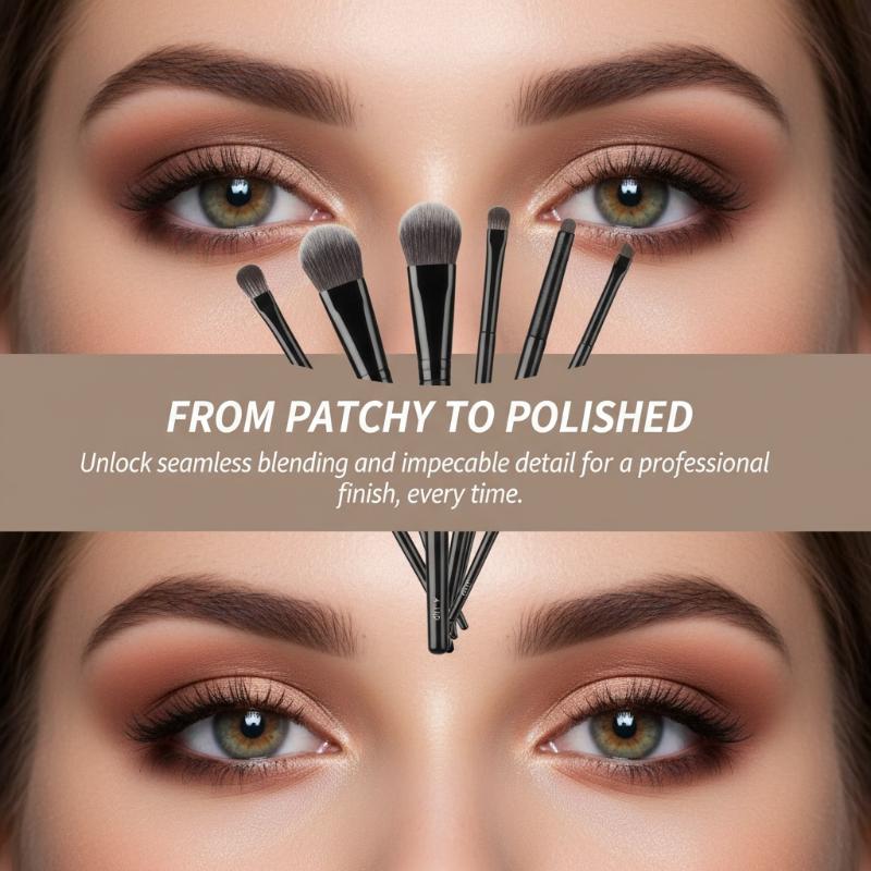 Beauty Makeup Eyeshadow - 5/6/8/10 Stuks Ogen Make-Up Kwasten Set