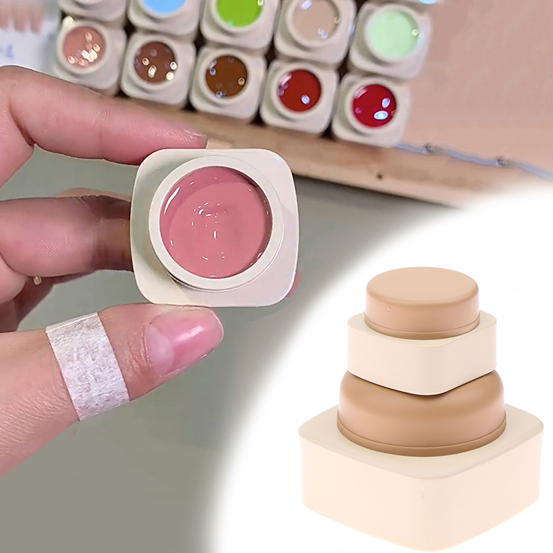 Beauty Makeup Tool - 5/20g lege plastic nagelkunst cosmetische vierkante