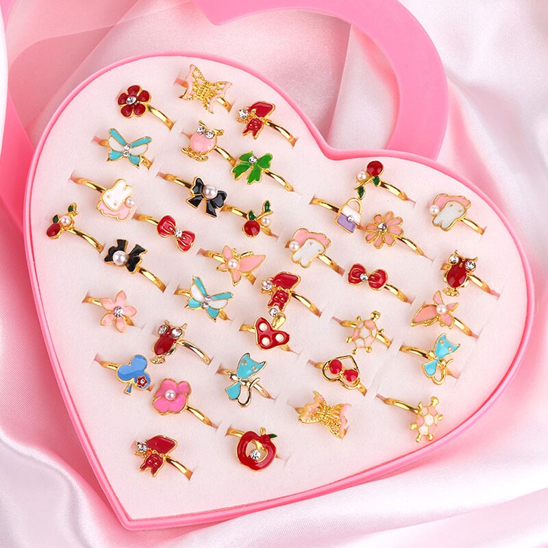 Beauty Makeup For Kids - Leuke Verstelbare Ringen Voor Kinderen Meisjes