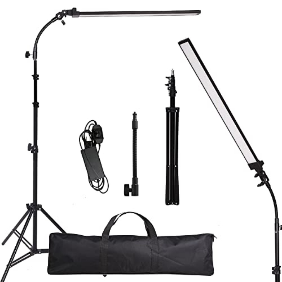 Beauty Makeup Youtube - Fotostudio LED-verlichtingsset met lichtstatief, tas en