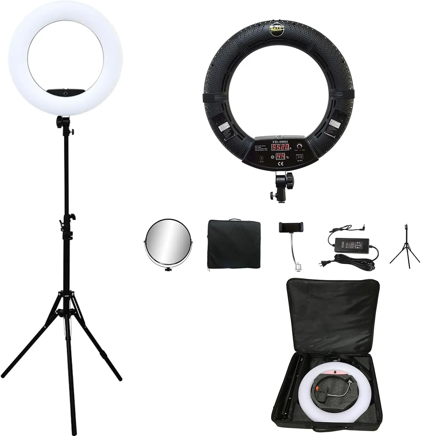 Beauty Makeup Youtube - FD480 Ringlamp 18 Inch LED Ringlicht