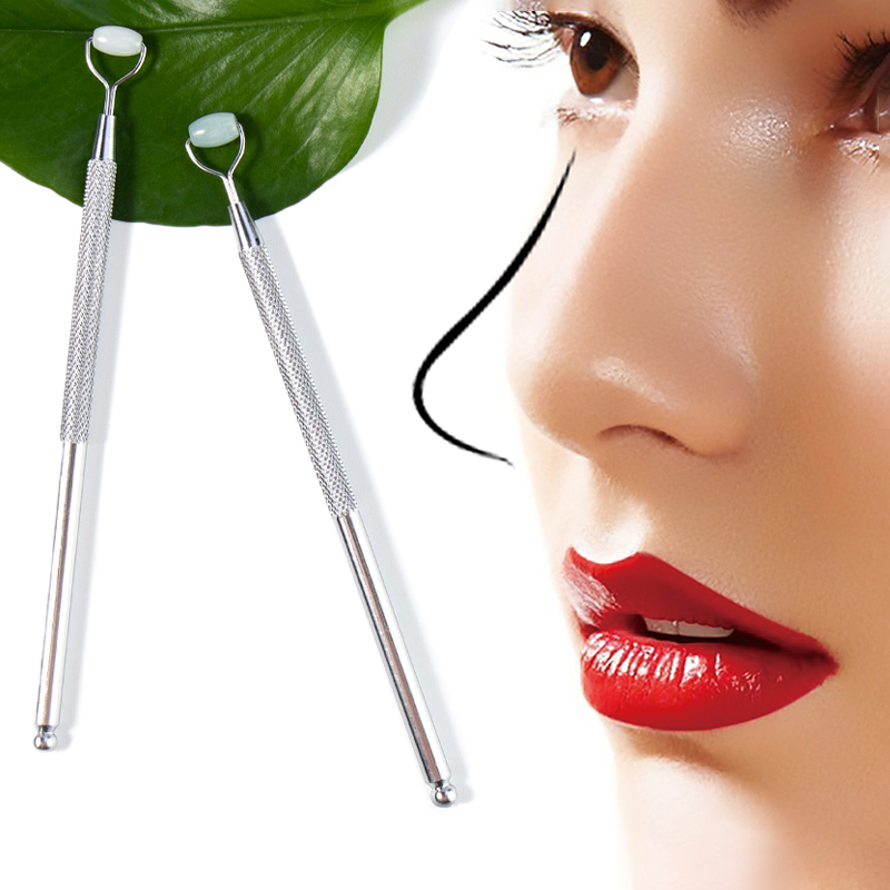 Jade Roller Gua Sha - Oog Anti Rimpel Natuurlijke Jade Roller