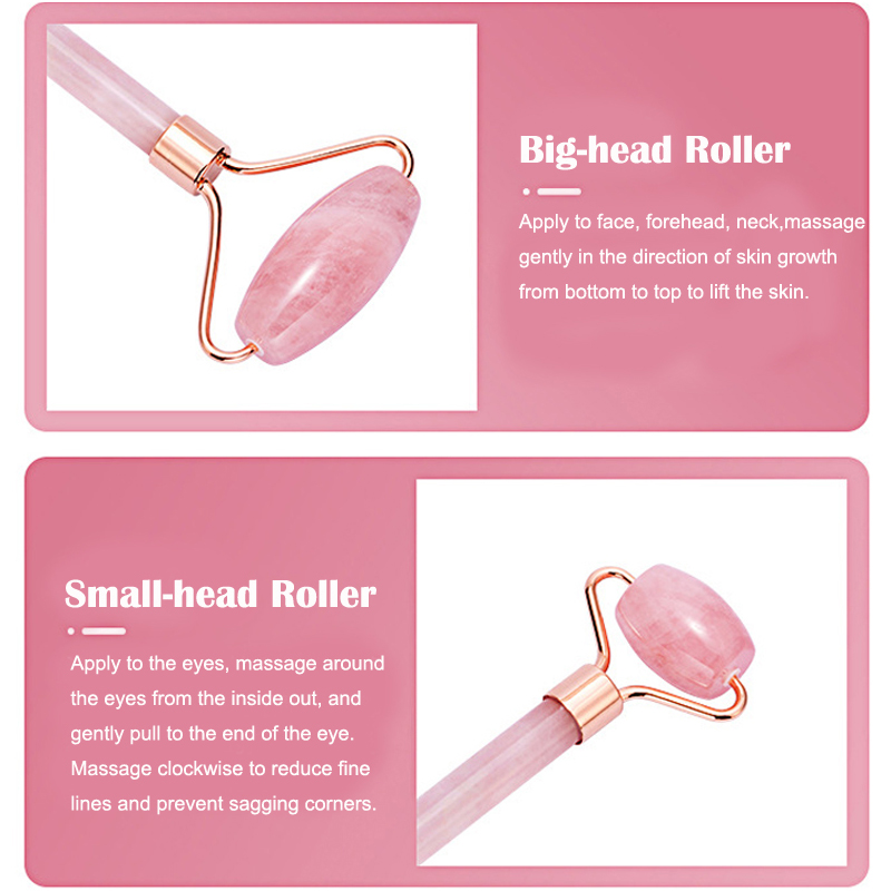 Natuurlijke Rozenkwarts Jade R - Jade Roller Gua Sha recensie en prijs