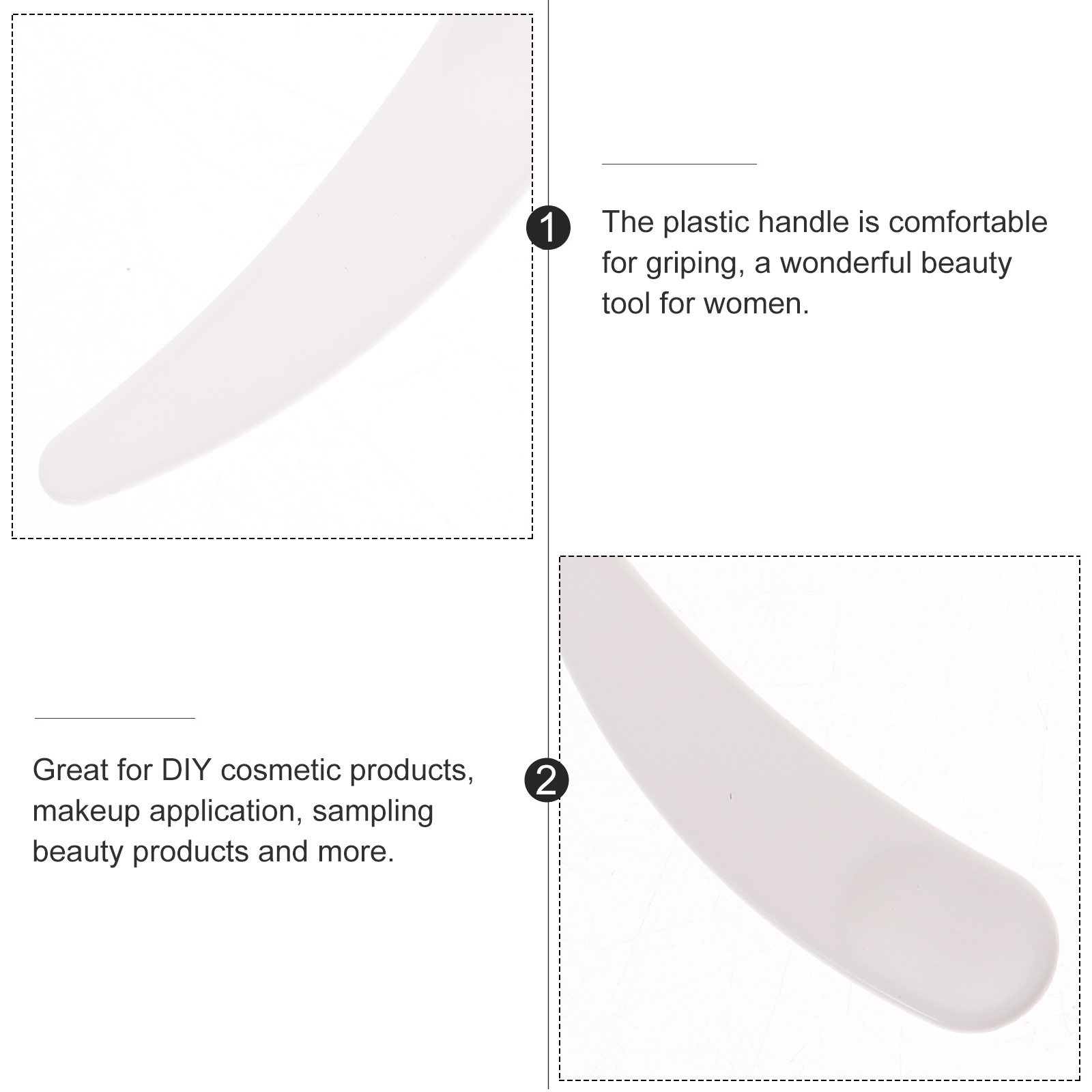 50 Stuks Spatel Lepel Facial V - Beauty Makeup Tool recensie en prijs
