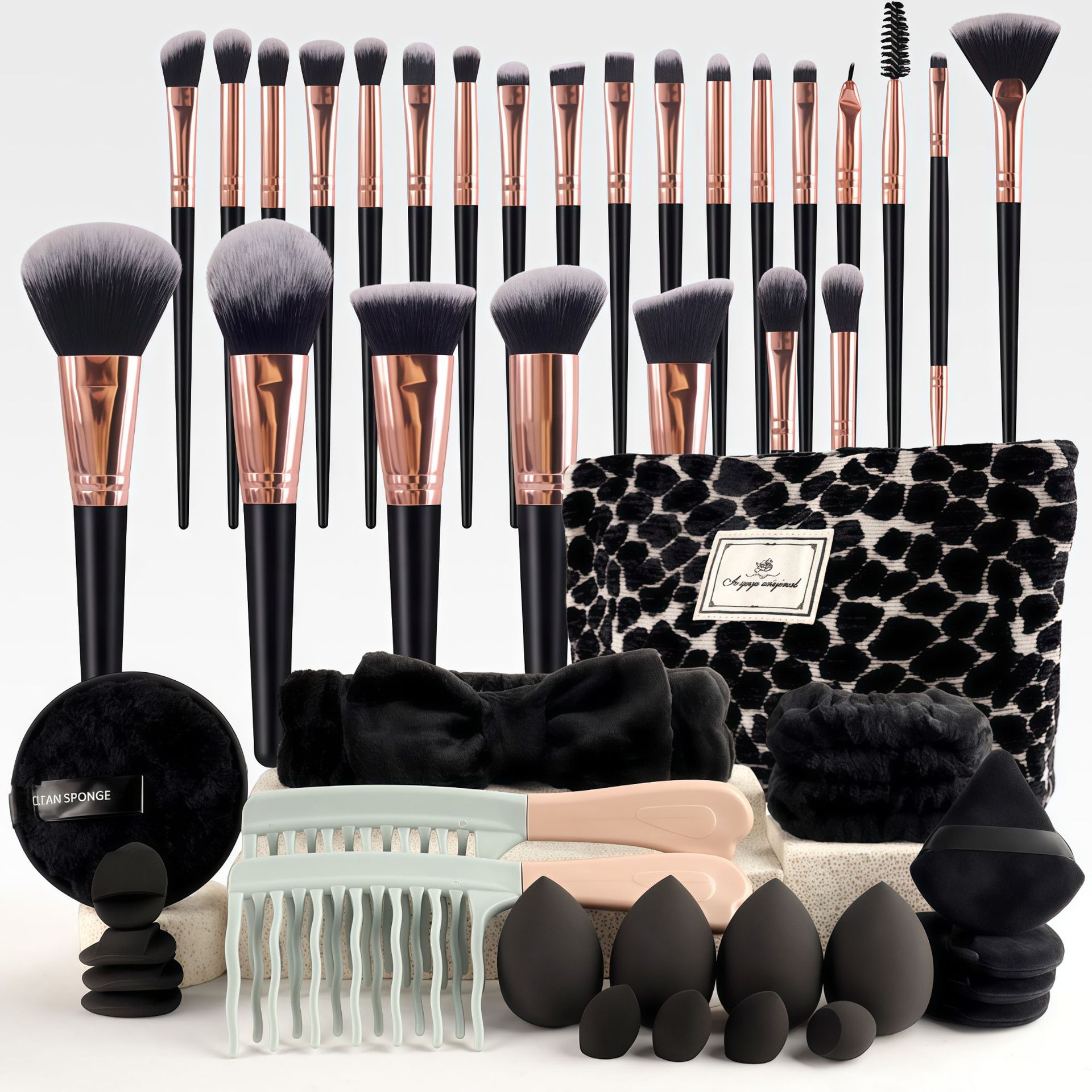 Make-up kwastenset, chique geu - Beauty Makeup Tool recensie en prijs