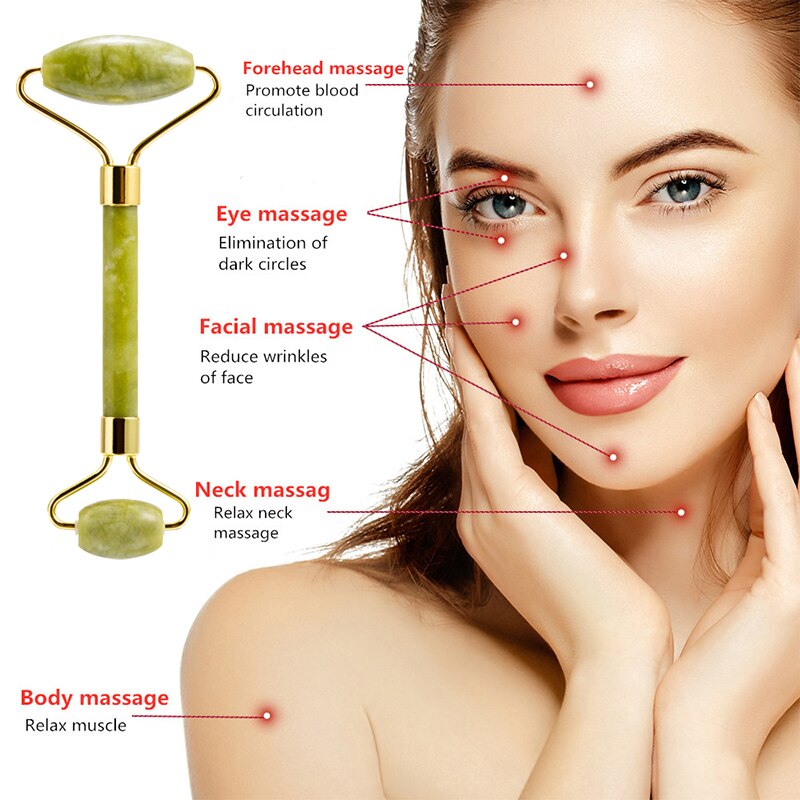 Huidverzorging Kwarts Steen Na - Jade Roller Gua Sha recensie en prijs