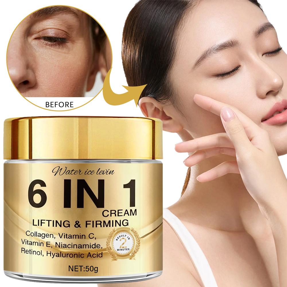 6 IN 1 Collageen Gezichtscrème - Vitamin C Serum Face recensie en prijs