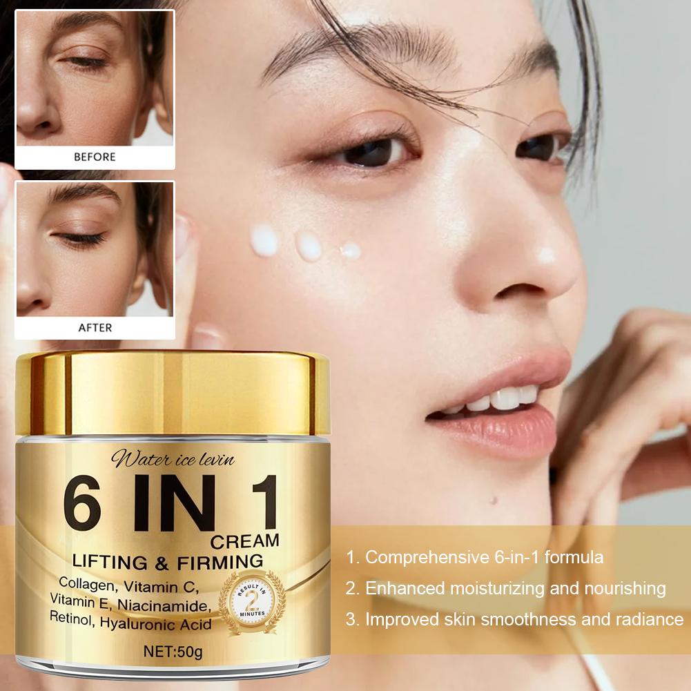 6 IN 1 Collageen Gezichtscrème - Vitamin C Serum Face recensie en prijs