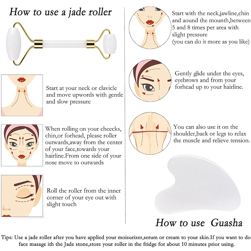 Natuurlijke Jade Roller Gezich - Jade Roller Gua Sha recensie en prijs