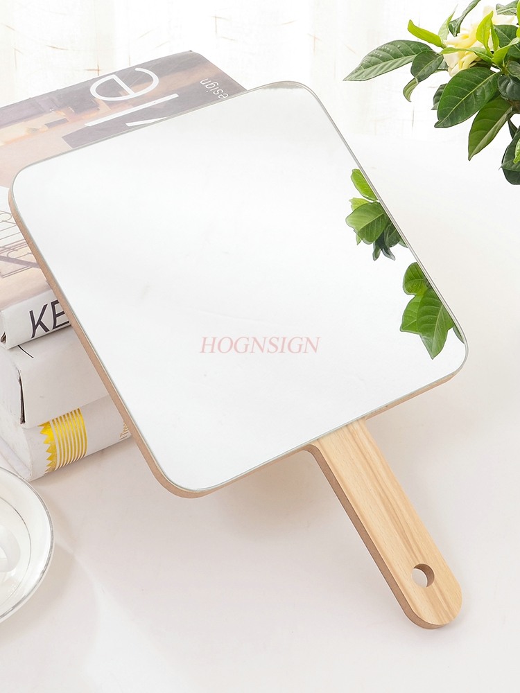 Houten Handvatspiegel, High-De - Beauty Makeup Definition recensie en prijs