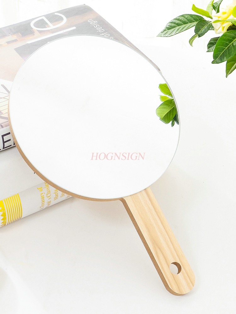 Houten Handvatspiegel, High-De - Beauty Makeup Definition recensie en prijs