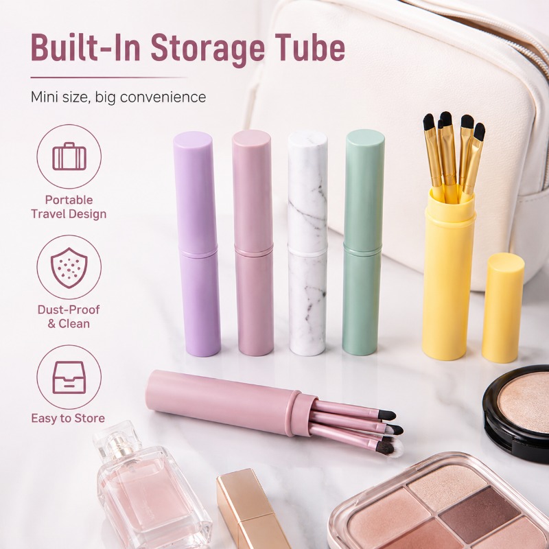 Mini-oogkwastenset met compact - Beauty Makeup Youtube recensie en prijs