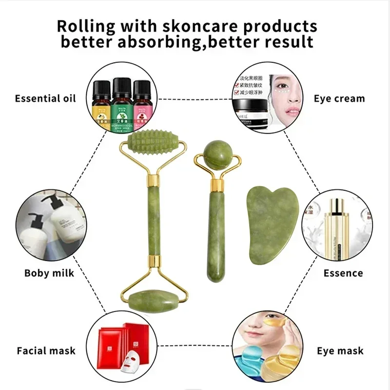 Natuurlijke Jade Roller Gezich - Jade Roller Gua Sha recensie en prijs
