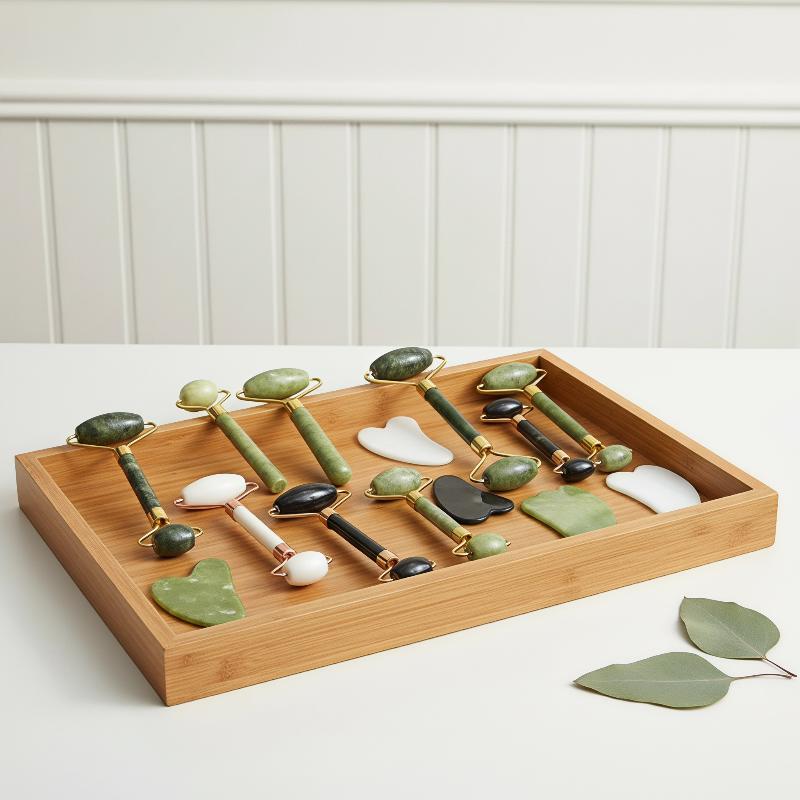 1/2 STUKS Natuurlijke Jade Rol - Jade Roller Gua Sha recensie en prijs