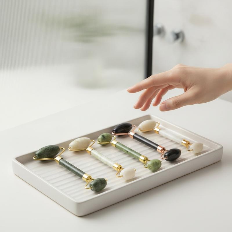 1/2 STUKS Natuurlijke Jade Rol - Jade Roller Gua Sha recensie en prijs