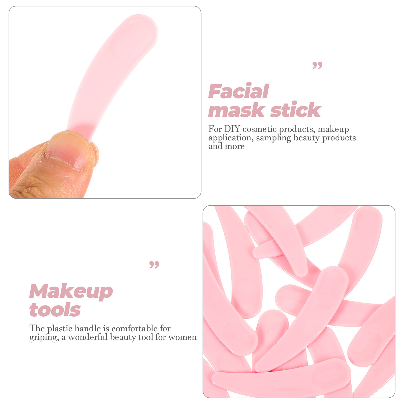 50 stuks make-up lepels, plast - Beauty Makeup Tool recensie en prijs