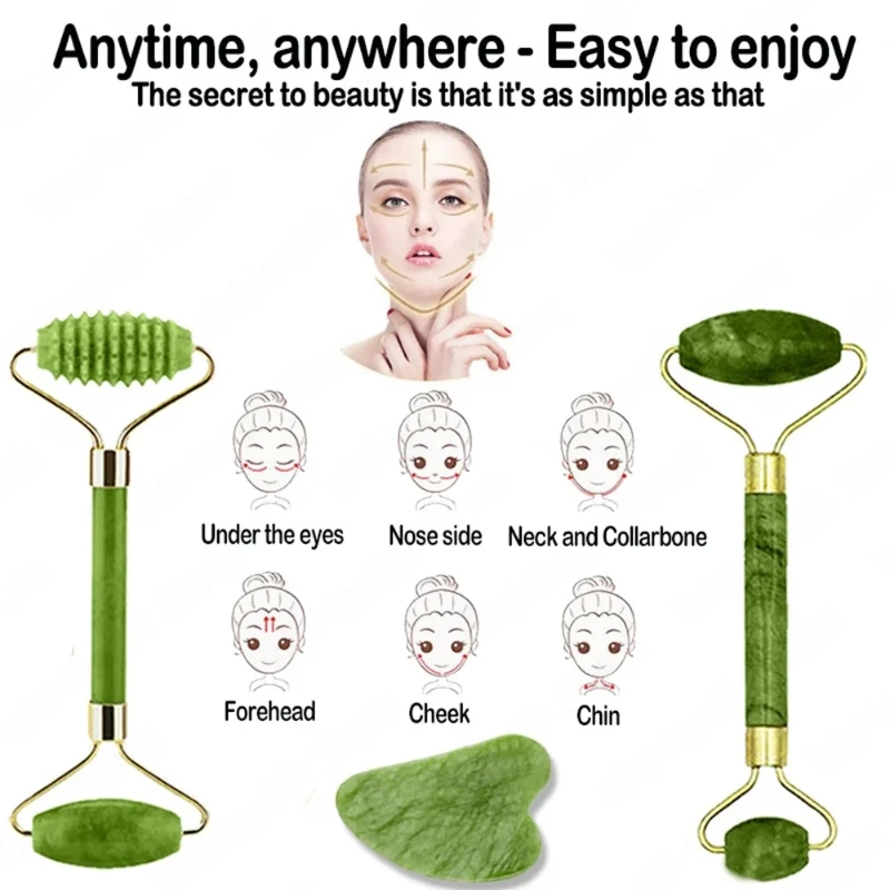 Natuurlijke Jade Roller Gezich - Jade Roller Gua Sha recensie en prijs