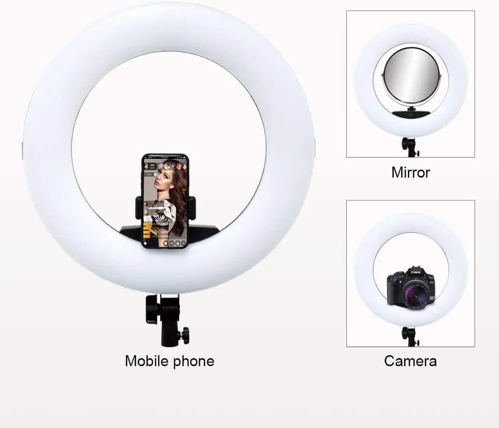 FD480 Ringlamp 18 Inch LED Rin - Beauty Makeup Youtube recensie en prijs